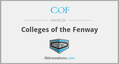 COF - Colleges of the Fenway