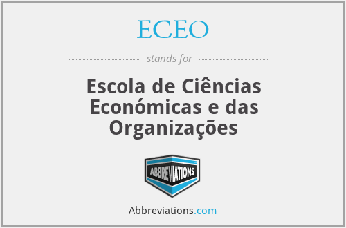 ECEO - Escola de Ciências Económicas e das Organizações