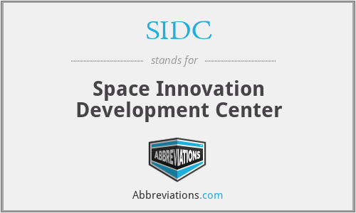 SIDC - Space Innovation Development Center
