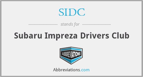 SIDC - Subaru Impreza Drivers Club