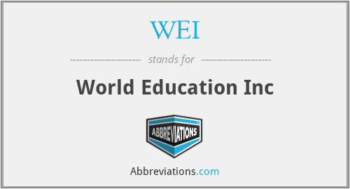 WEI - World Education Inc