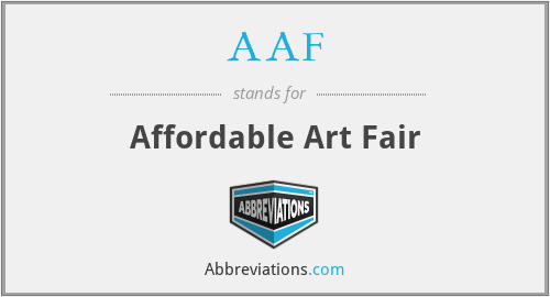 AAF - Affordable Art Fair