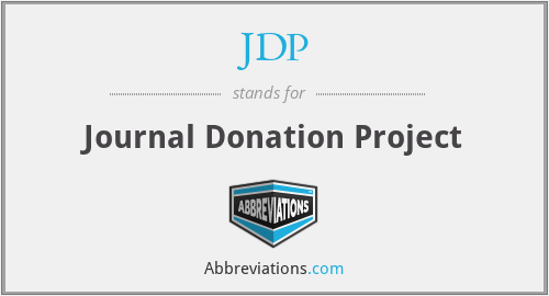 JDP - Journal Donation Project