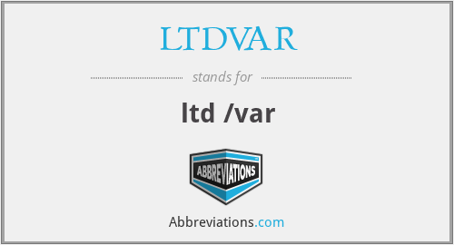 LTDVAR - ltd /var