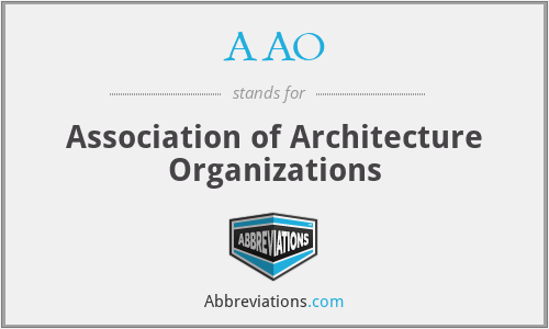 AAO - Association of Architecture Organizations