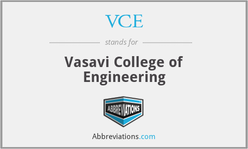 VCE - Vasavi College of Engineering