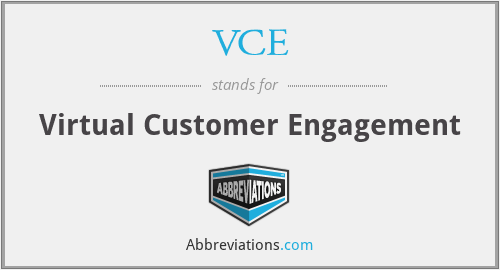 VCE - Virtual Customer Engagement