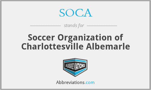 SOCA - Soccer Organization of Charlottesville Albemarle