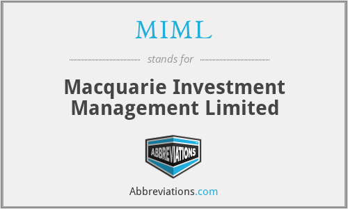 MIML - Macquarie Investment Management Limited