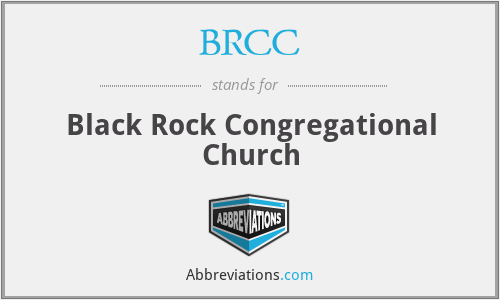 BRCC - Black Rock Congregational Church