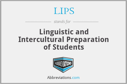 LIPS - Linguistic and Intercultural Preparation of Students