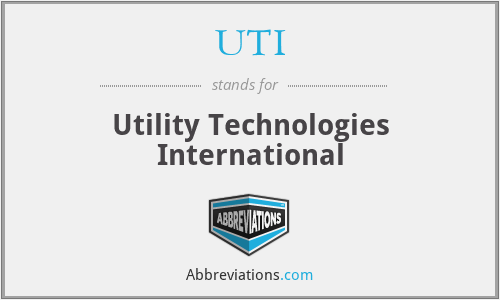 UTI - Utility Technologies International