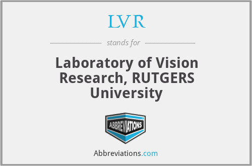 LVR - Laboratory of Vision Research, RUTGERS University
