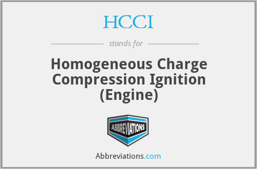 HCCI - Homogeneous Charge Compression Ignition (Engine)