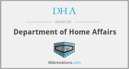 DHA - Department of Home Affairs