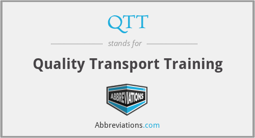 QTT - Quality Transport Training
