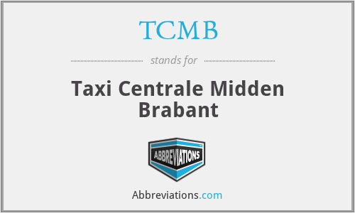 TCMB - Taxi Centrale Midden Brabant