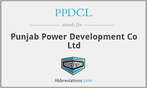 PPDCL - Punjab Power Development Co Ltd