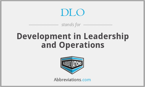 DLO - Development in Leadership and Operations