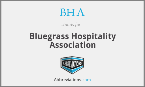 BHA - Bluegrass Hospitality Association