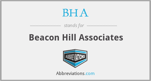 BHA - Beacon Hill Associates