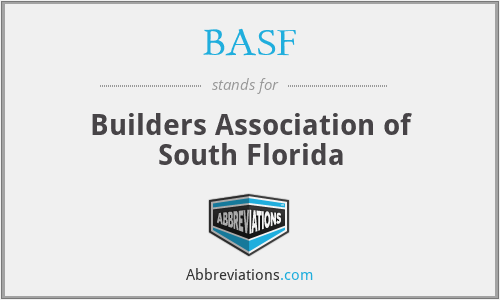 BASF - Builders Association of South Florida