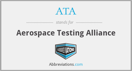ATA - Aerospace Testing Alliance