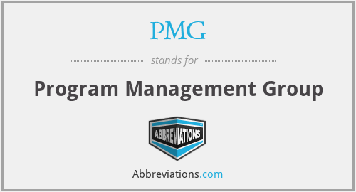 PMG - Program Management Group