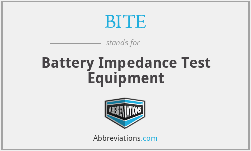 BITE - Battery Impedance Test Equipment