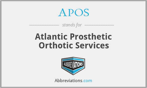 APOS - Atlantic Prosthetic Orthotic Services