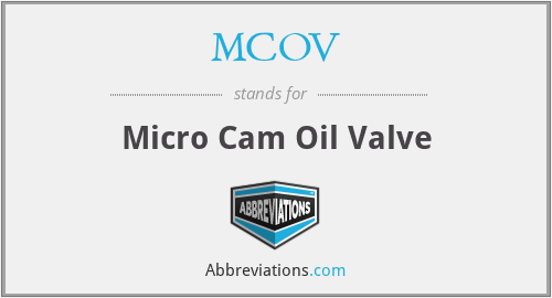 MCOV - Micro Cam Oil Valve