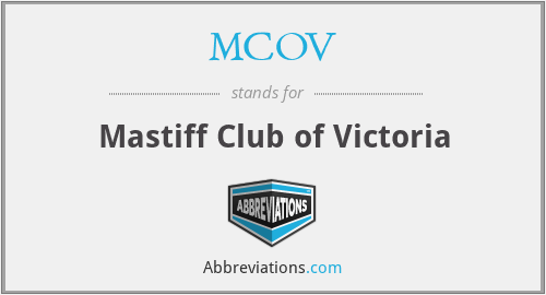 MCOV - Mastiff Club of Victoria
