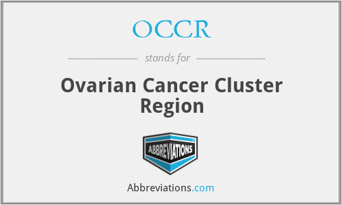 OCCR - Ovarian Cancer Cluster Region