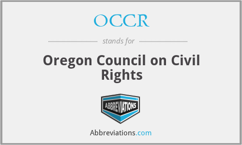 OCCR - Oregon Council on Civil Rights