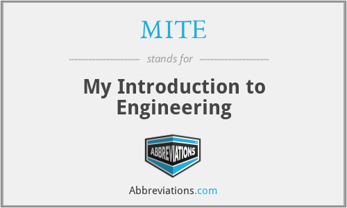 MITE - My Introduction to Engineering