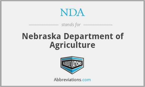 NDA - Nebraska Department of Agriculture