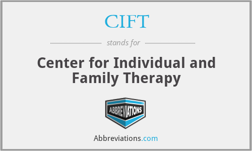 CIFT - Center for Individual and Family Therapy