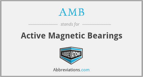 AMB - Active Magnetic Bearings