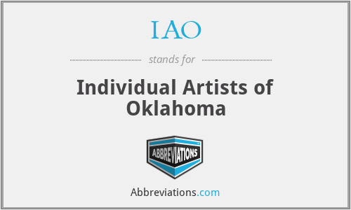 IAO - Individual Artists of Oklahoma