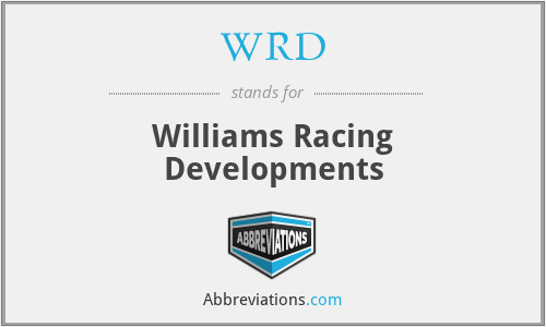 WRD - Williams Racing Developments