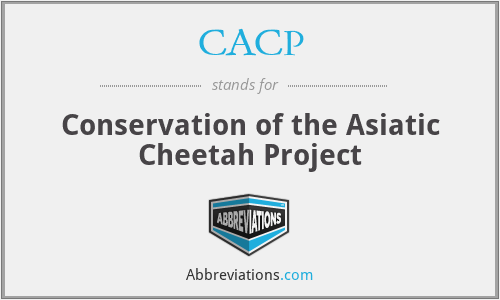 CACP - Conservation of the Asiatic Cheetah Project