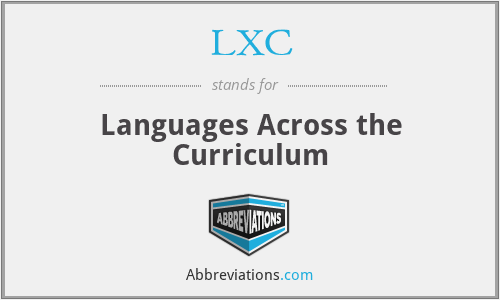 LXC - Languages Across the Curriculum