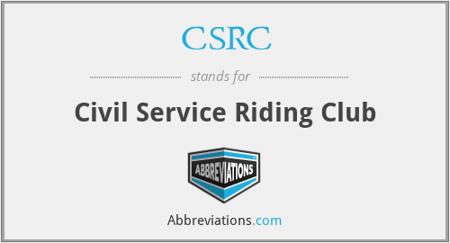CSRC - Civil Service Riding Club