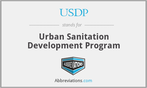 USDP - Urban Sanitation Development Program