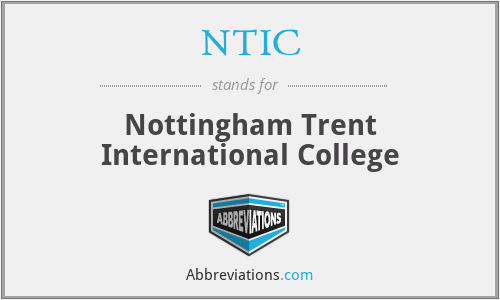 NTIC - Nottingham Trent International College