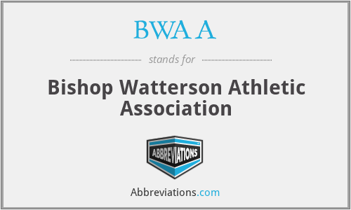 BWAA - Bishop Watterson Athletic Association