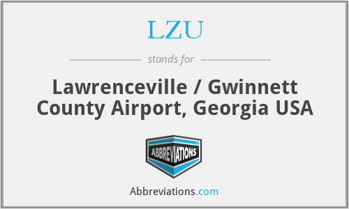 LZU - Lawrenceville / Gwinnett County Airport, Georgia USA