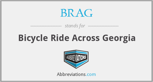 BRAG - Bicycle Ride Across Georgia