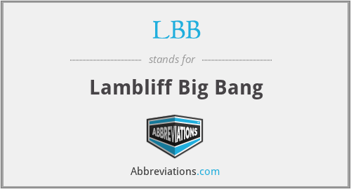 LBB - Lambliff Big Bang