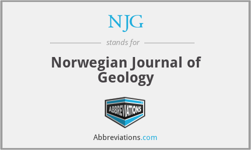 NJG - Norwegian Journal of Geology